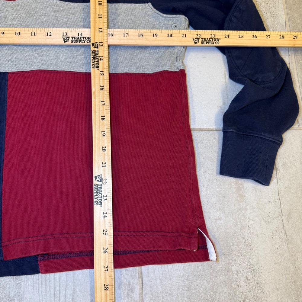 J Crew Mens Rugby Shirt‎ Long Sleeve Color Block Collared Size M - Picture 6 of 10